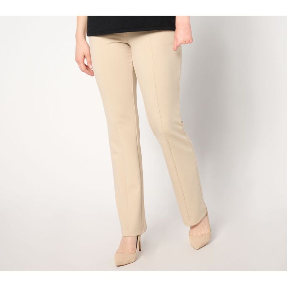 SUNNYLiFE Women's Pants Sz L Icon Crepe Baby Bootcut Brown